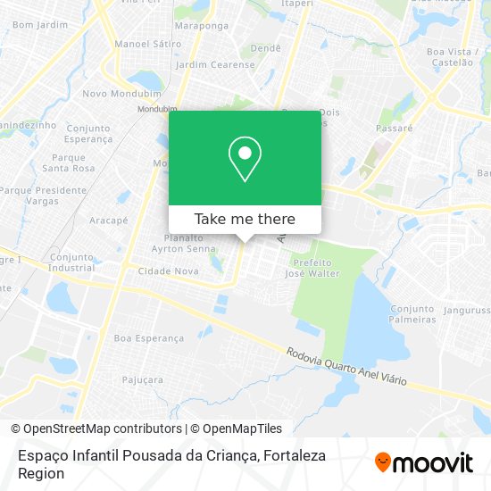 Espaço Infantil Pousada da Criança map
