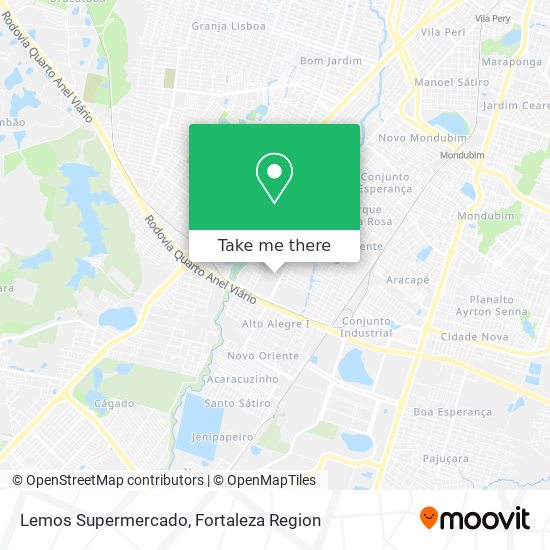 Lemos Supermercado map