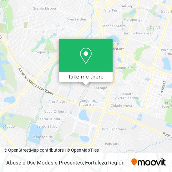Abuse e Use Modas e Presentes map