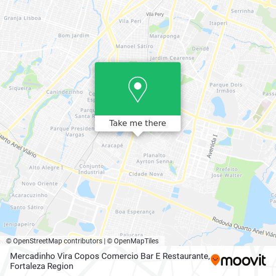 Mapa Mercadinho Vira Copos Comercio Bar E Restaurante