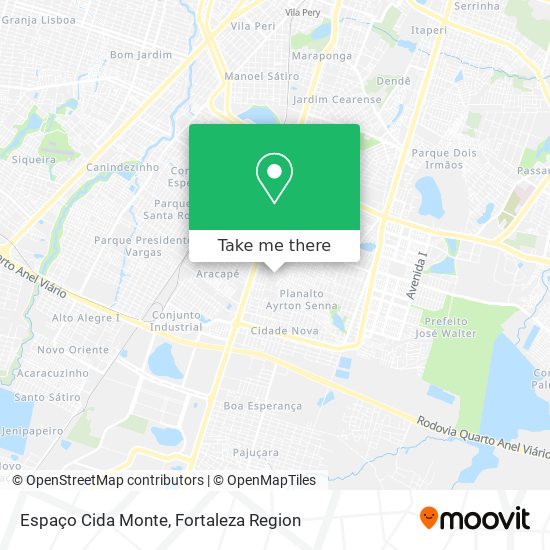Espaço Cida Monte map