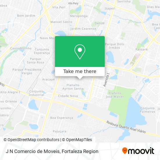 J N Comercio de Moveis map