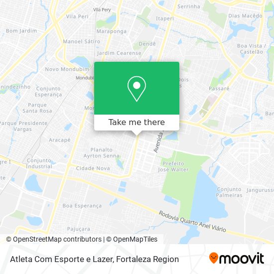 Atleta Com Esporte e Lazer map