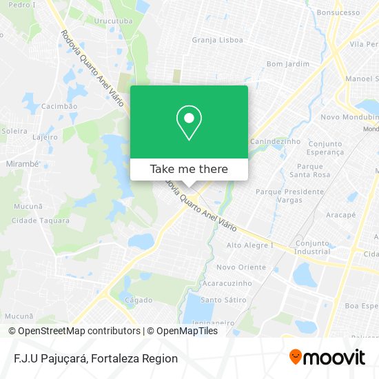 F.J.U Pajuçará map