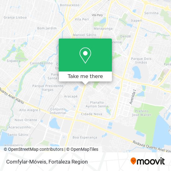 Comfylar-Móveis map