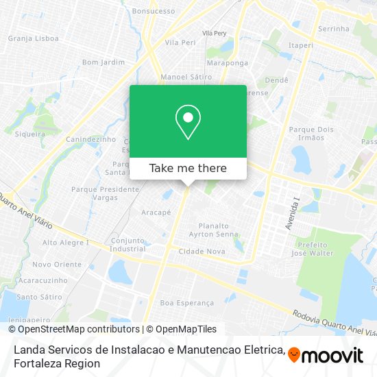 Landa Servicos de Instalacao e Manutencao Eletrica map