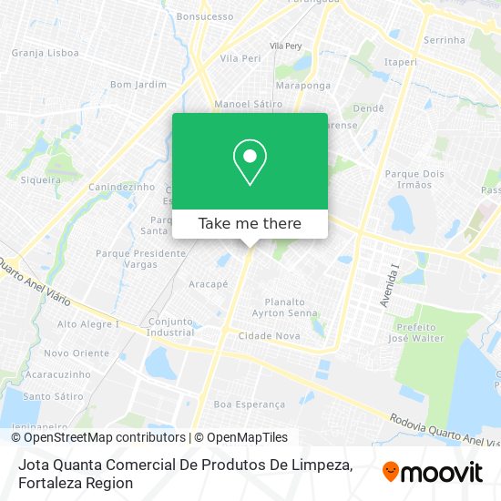 Jota Quanta Comercial De Produtos De Limpeza map