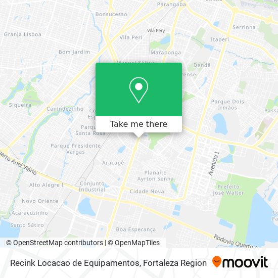 Recink Locacao de Equipamentos map