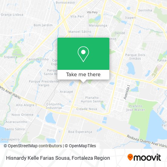 Hisnardy Kelle Farias Sousa map