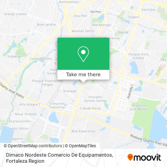 Dimaco Nordeste Comercio De Equipamentos map