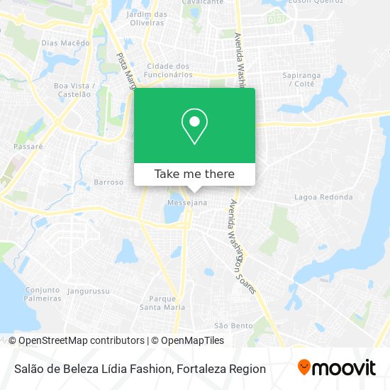 Salão de Beleza Lídia Fashion map