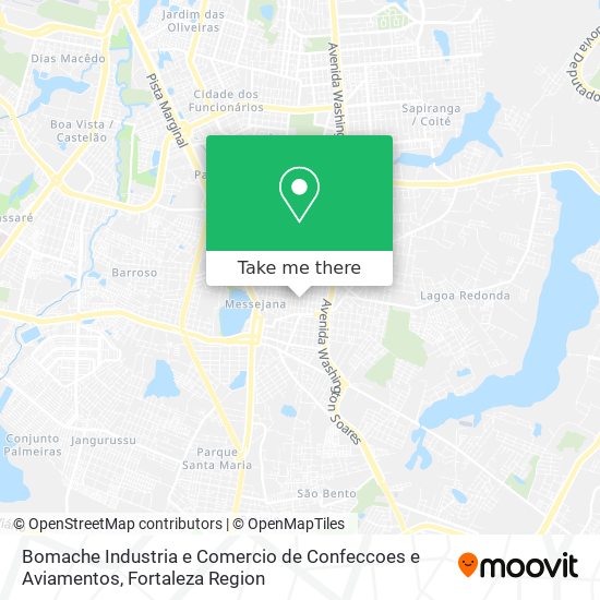 Bomache Industria e Comercio de Confeccoes e Aviamentos map