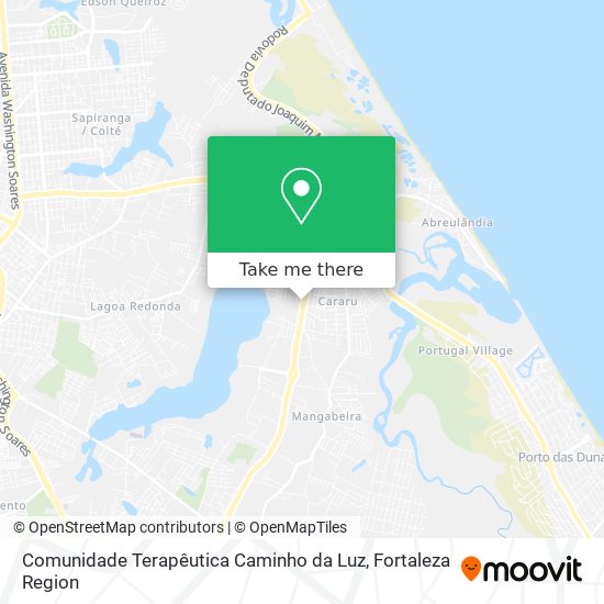 Comunidade Terapêutica Caminho da Luz map
