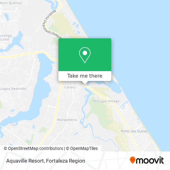 Aquaville Resort map