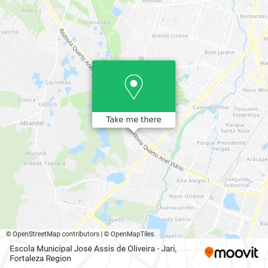 Escola Municipal José Assis de Oliveira - Jari map
