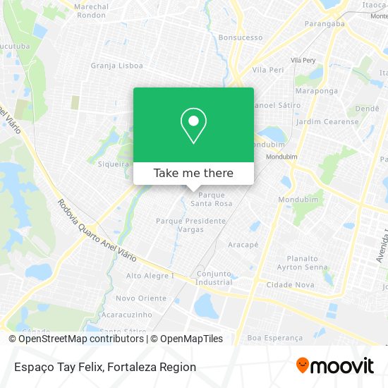 Espaço Tay Felix map