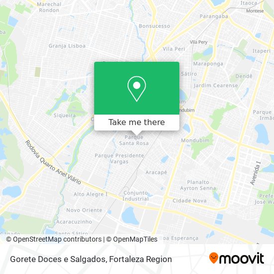 Gorete Doces e Salgados map