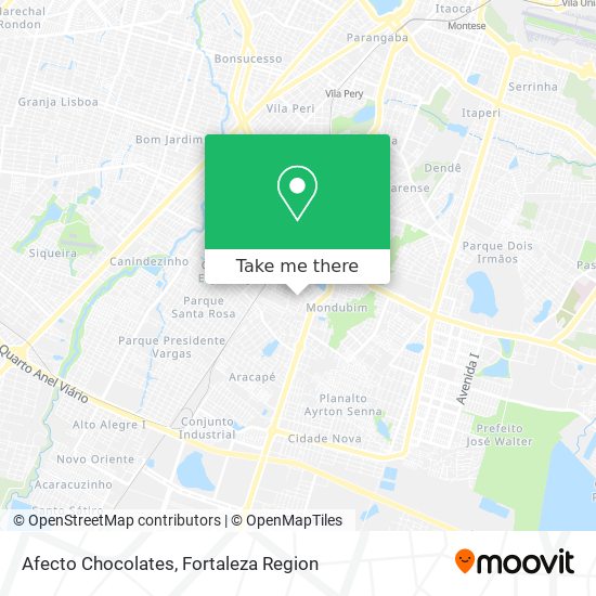 Afecto Chocolates map