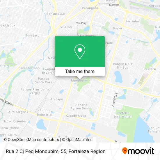 Rua 2 Cj Peq Mondubim, 55 map