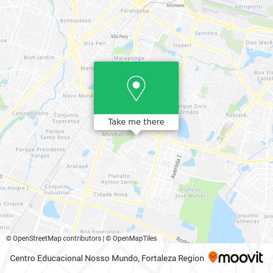 Centro Educacional Nosso Mundo map