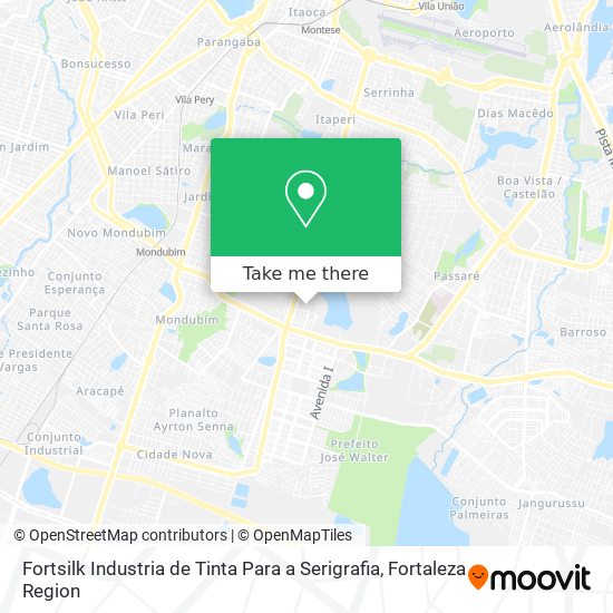 Fortsilk Industria de Tinta Para a Serigrafia map