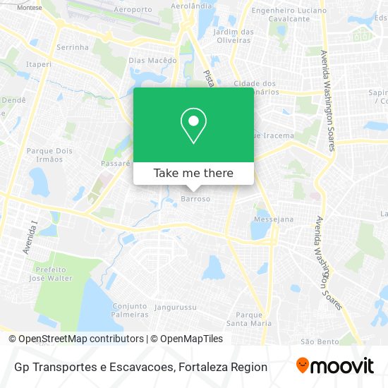 Gp Transportes e Escavacoes map