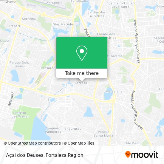 Açai dos Deuses map