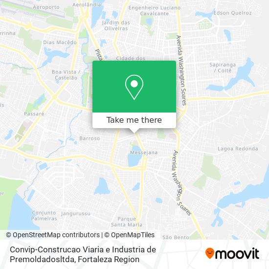 Mapa Convip-Construcao Viaria e Industria de Premoldadosltda