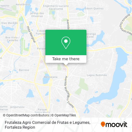 Frutaleza Agro Comercial de Frutas e Legumes map