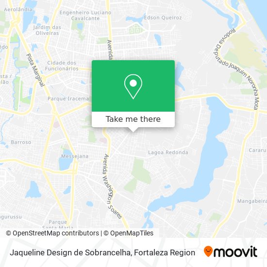 Jaqueline Design de Sobrancelha map