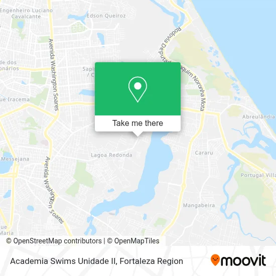 Academia Swims Unidade II map
