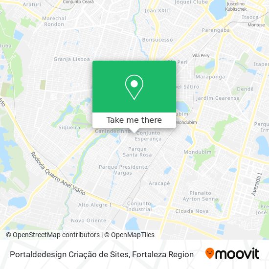 Portaldedesign Criação de Sites map