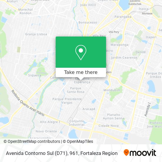 Avenida Contorno Sul (D71), 961 map