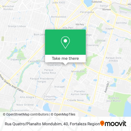 Rua Quatro / Planalto Mondubim, 40 map