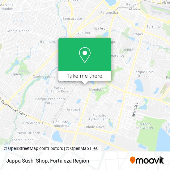 Jappa Sushi Shop map