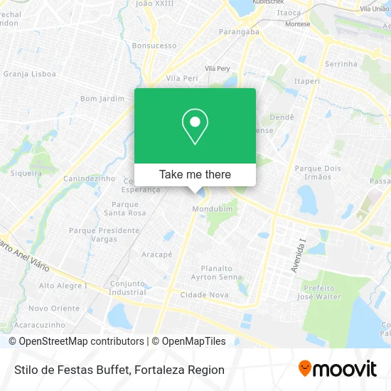 Stilo de Festas Buffet map