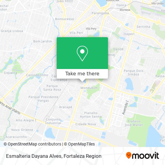 Mapa Esmalteria Dayana Alves