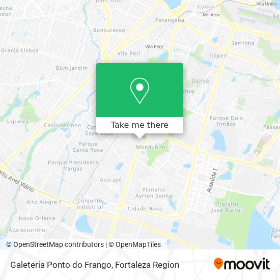 Galeteria Ponto do Frango map