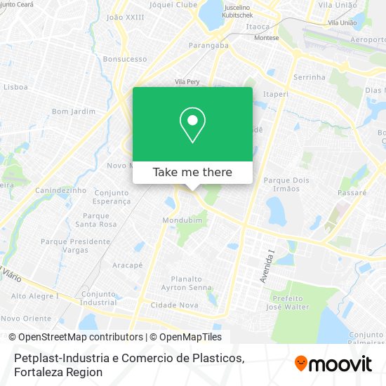 Petplast-Industria e Comercio de Plasticos map