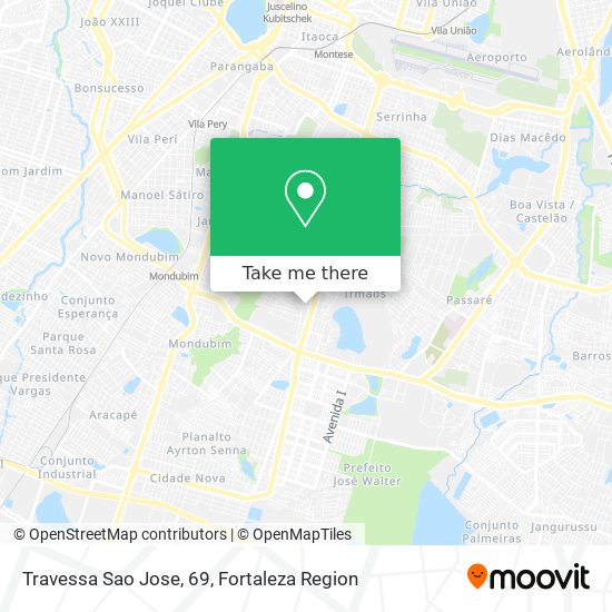 Travessa Sao Jose, 69 map