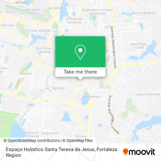 Espaço Holístico Santa Teresa de Jesus map