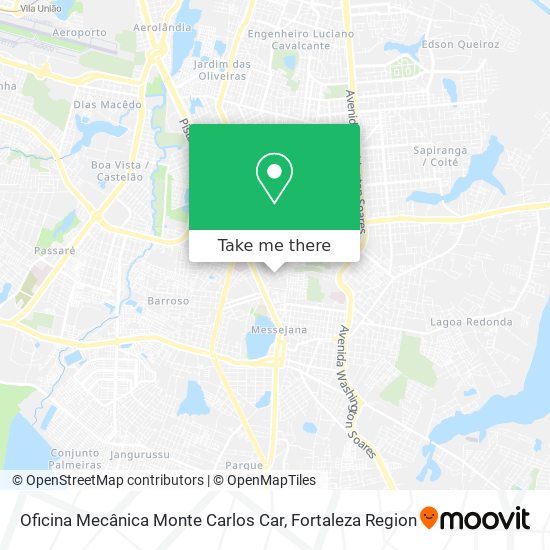 Oficina Mecânica Monte Carlos Car map