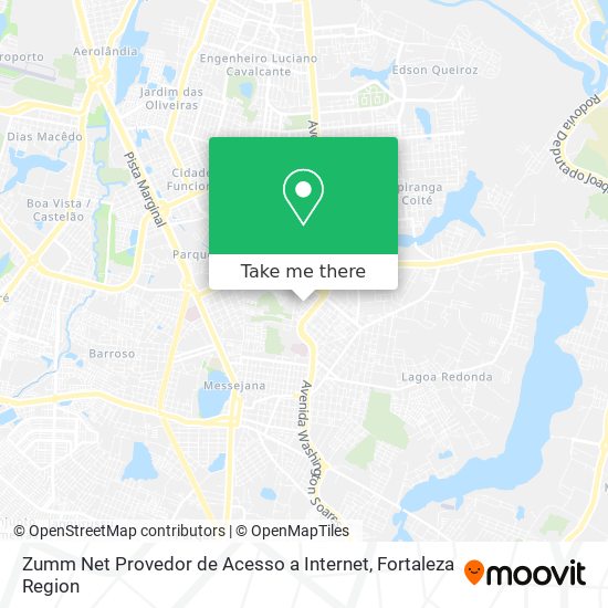 Zumm Net Provedor de Acesso a Internet map