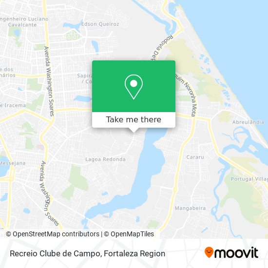 Recreio Clube de Campo map