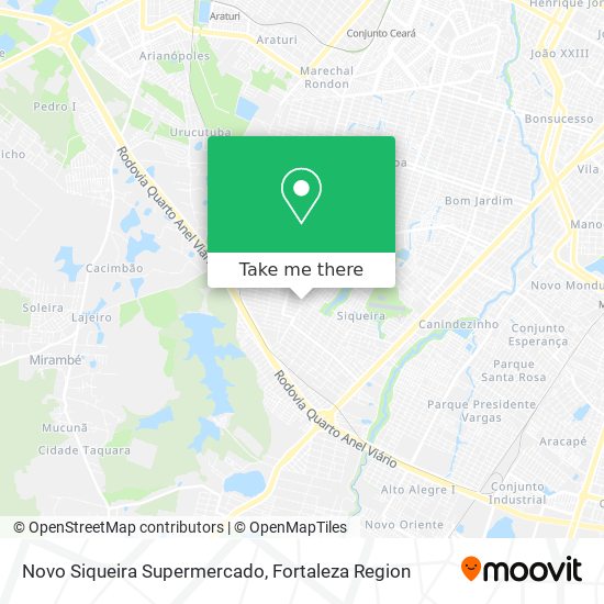 Novo Siqueira Supermercado map