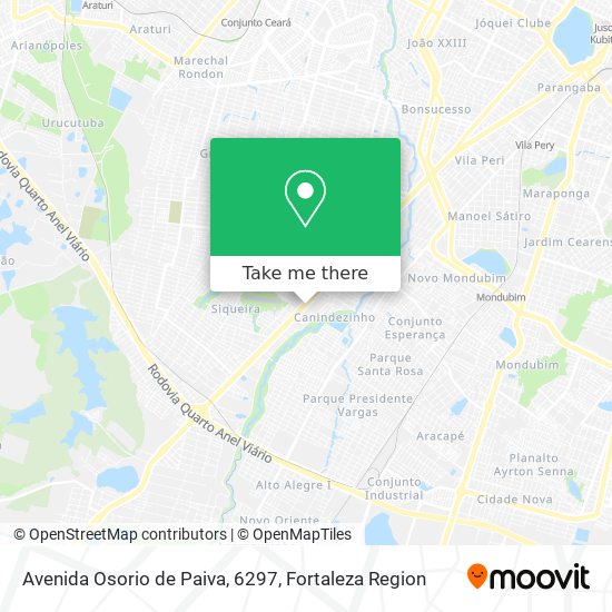 Avenida Osorio de Paiva, 6297 map