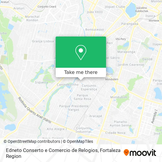 Edneto Conserto e Comercio de Relogios map