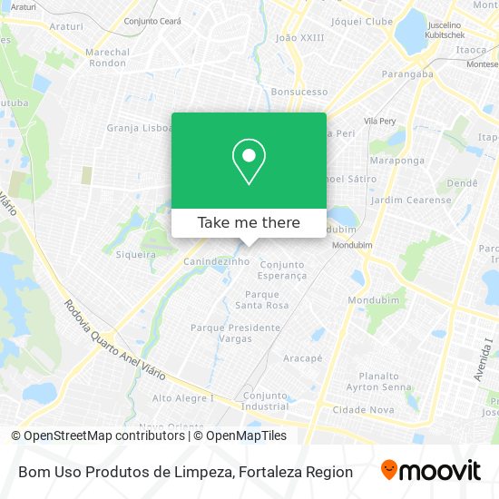 Bom Uso Produtos de Limpeza map