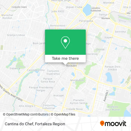 Cantina do Chef map