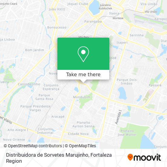 Distribuidora de Sorvetes Marujinho map